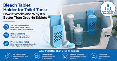 Bleach Tablet Holder for Toilet Tank: How It Works and Why It’s Better Than Drop-In Tablets