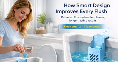 How the Tank Caddy’s Patented Design Improves Flush-Based Cleaning Efficiency
