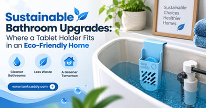 Sustainable Bathroom Upgrades: Where a Tablet Holder Fits in an Eco-Friendly Home