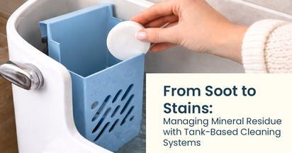 From Soot to Stains: Managing Mineral Residue with Tank-Based Cleaning Systems
